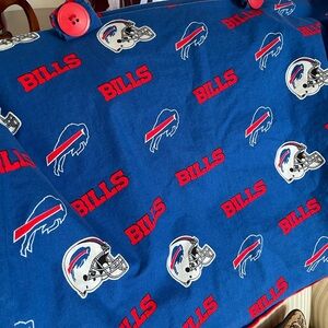Buffalo Bills Blue Fleece Baby Stroller Blanket